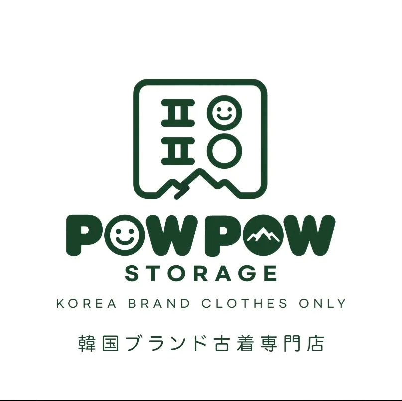 POWPOW STORAGE 韓国ブランド古着専門店のロゴ